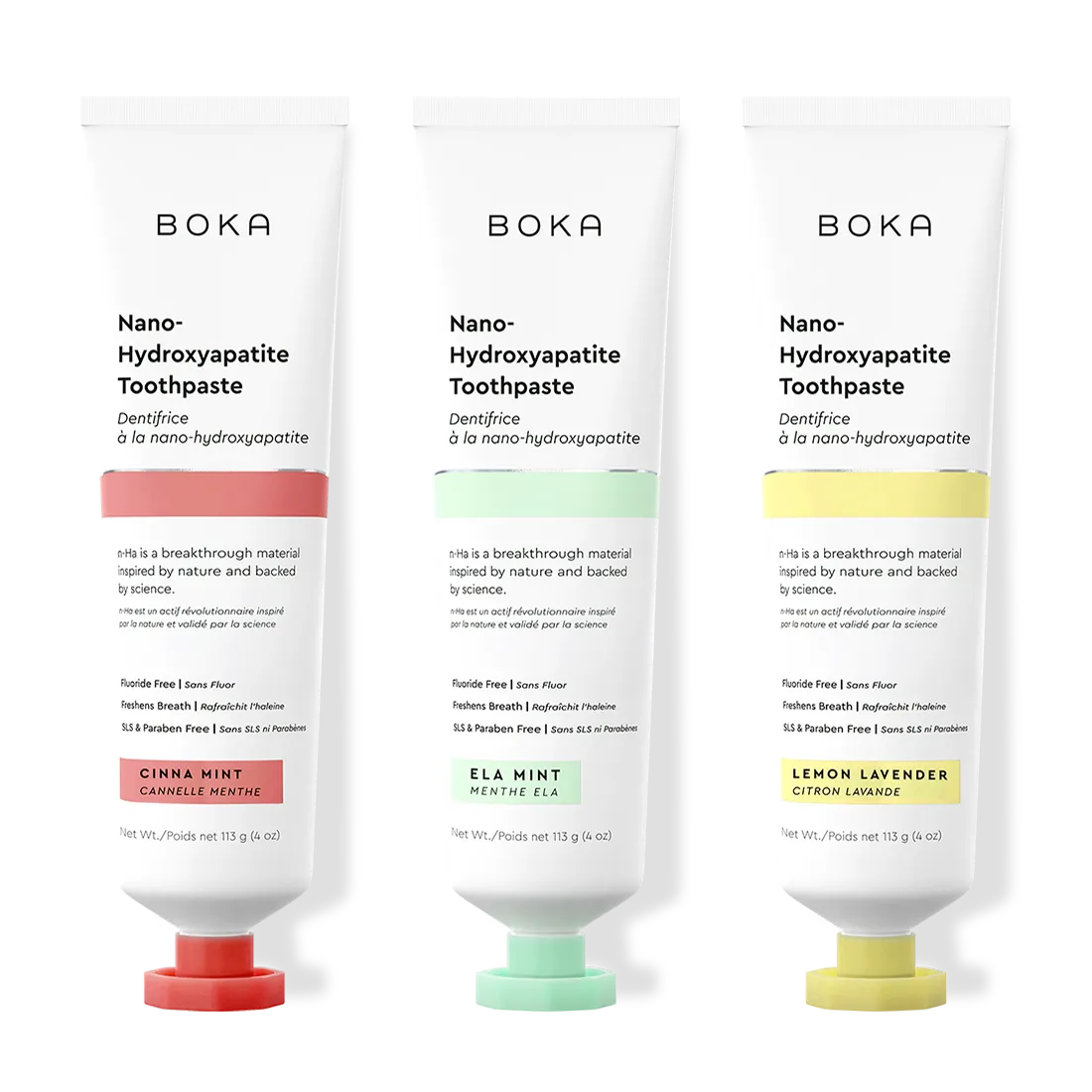 Cinna Mint n-Ha Toothpaste 3-Pack | Fluoride-Free Bundle | Boka – Boka
