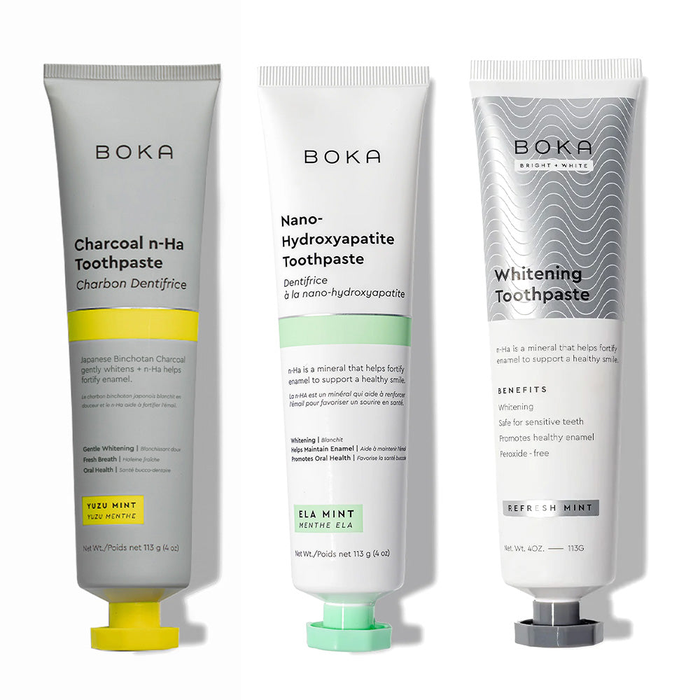 Charcoal Yuzu Mint Whitening n-Ha Toothpaste 3-pack