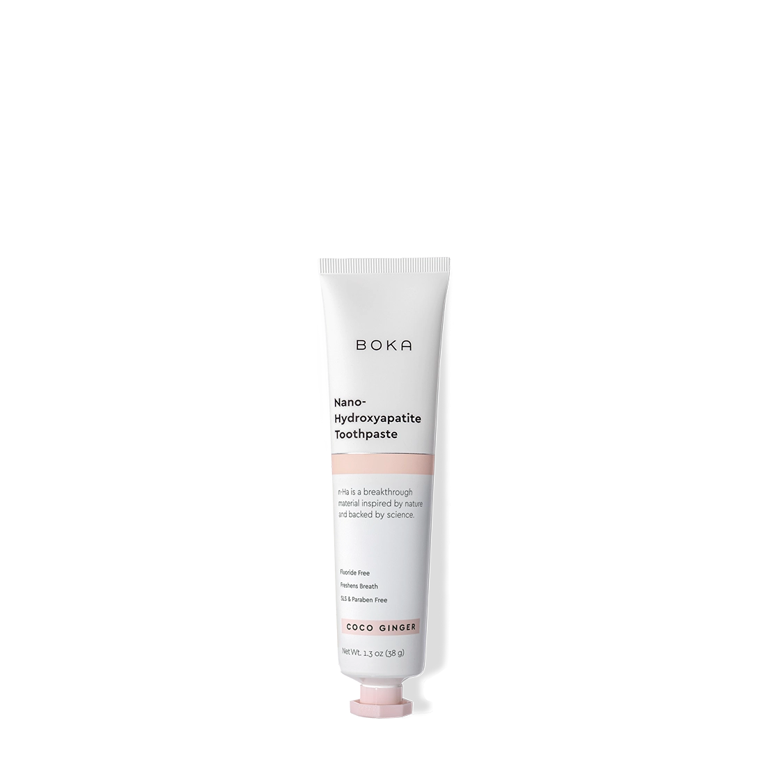 Boka Nano-Hydroxyapatite Toothpaste tube on a white background