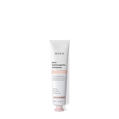 Boka Nano-Hydroxyapatite Toothpaste tube on a white background