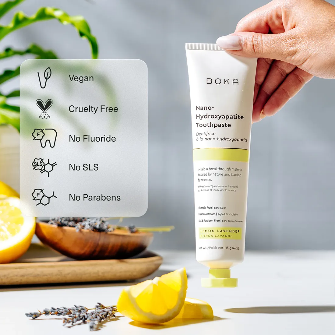 Buy Boka Lemon Lavender Flavored Toothpaste