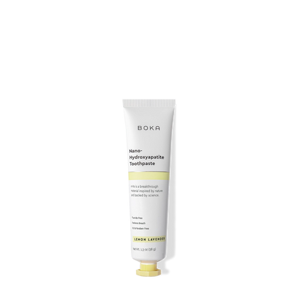 Boka Nano Hydroxyapatite Toothpaste tube on a white background