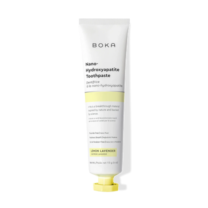 Boka Nano-Hydroxyapatite Toothpaste tube on a white background