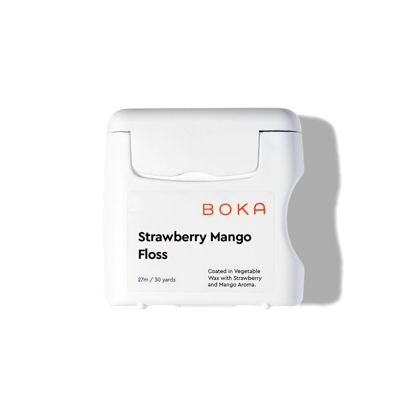 Boka Strawberry Mango Floss packaging on a white background