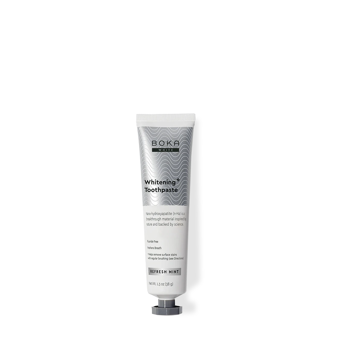 Boka Toothpaste tube on a white background