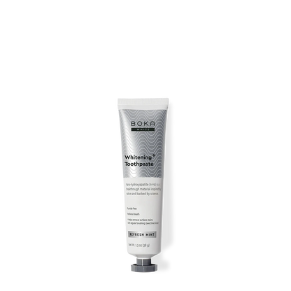 Boka Toothpaste tube on a white background