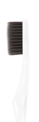 Classic Toothbrush with activated charcoal bristles, shown upright against a white background.